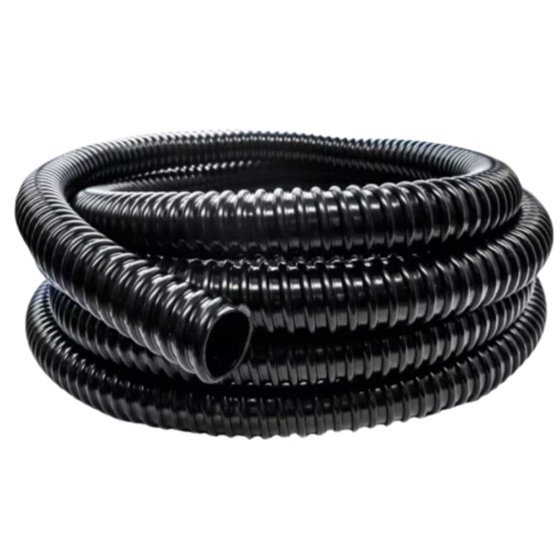 Evolution Aqua Spiral Hose Black 12mm (Steel Wound) per Metre