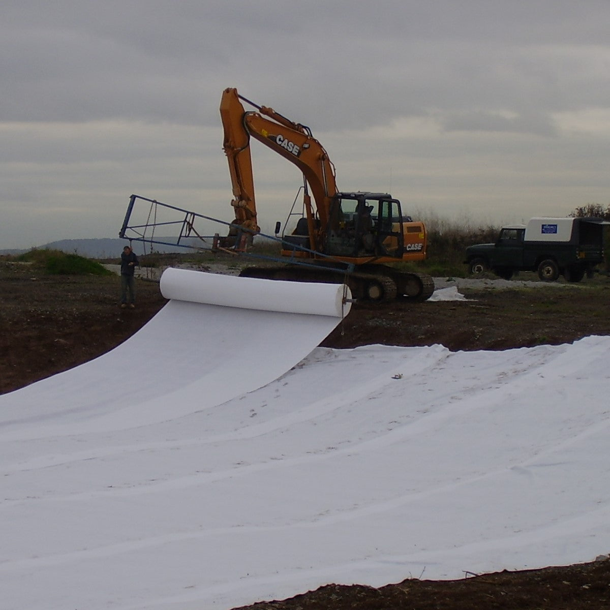 Pond Liner Underlay for Large Pond Liner