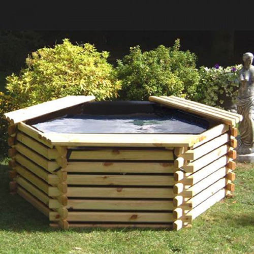 Norlog 175 Gallon Hexagonal Raised Pond