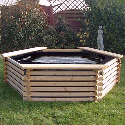 Norlog 300 Gallon Hexagonal Raised Pond